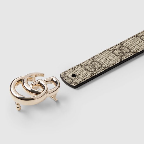 Cinturón delgado GG Marmont reversible