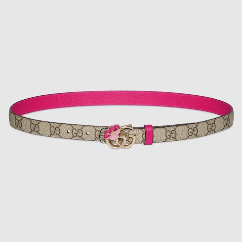 Cintura reversibile GG Marmont