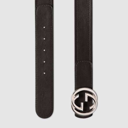 Reversible belt with Interlocking G buckle