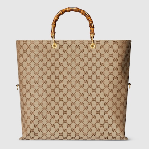 Bamboo large reversible tote bag
