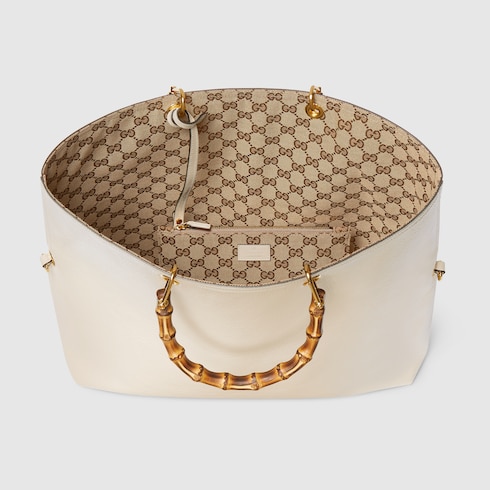 Bamboo large reversible tote bag