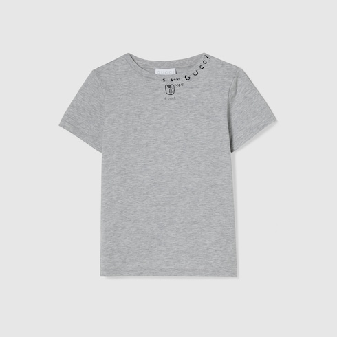 Children's printed cotton T-shirt
