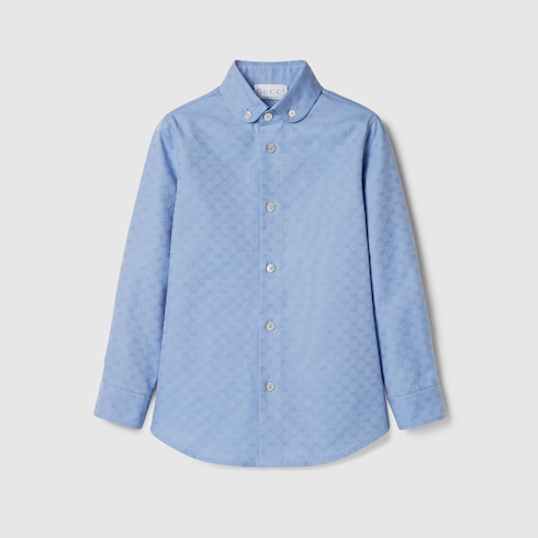 Chemise pour enfant en coton Oxford GG