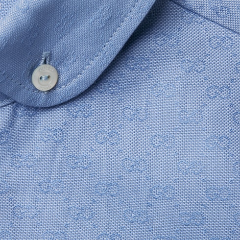 Children's Oxford cotton GG shirt