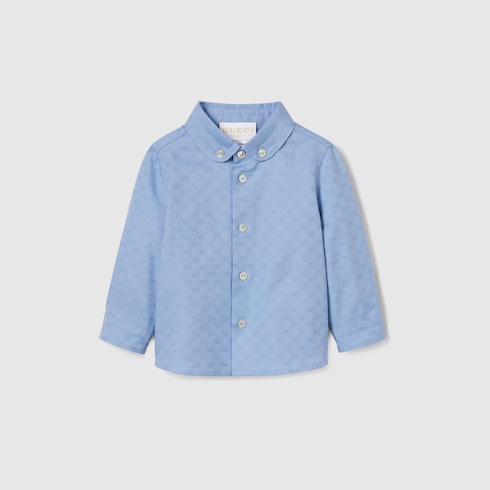 Chemise pour bébé en coton Oxford GG