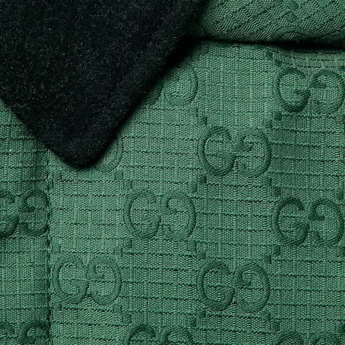 Veste à capuche en coton GG pour bébé