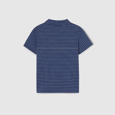 Children's cotton jersey polo shirt