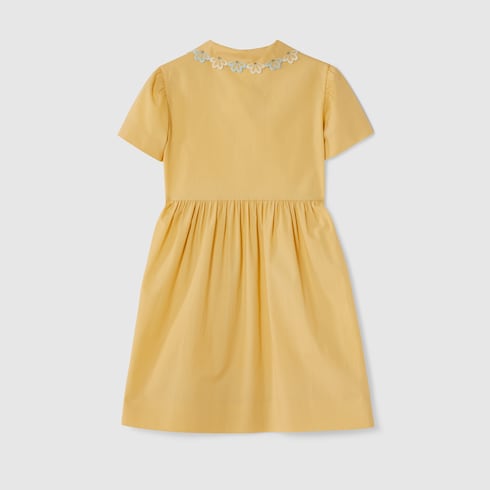 Children's embroidered cotton dress