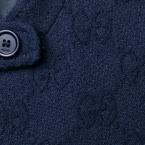 Children's GG wool coat