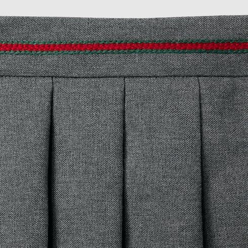 Jupe pour enfant en laine avec broderie