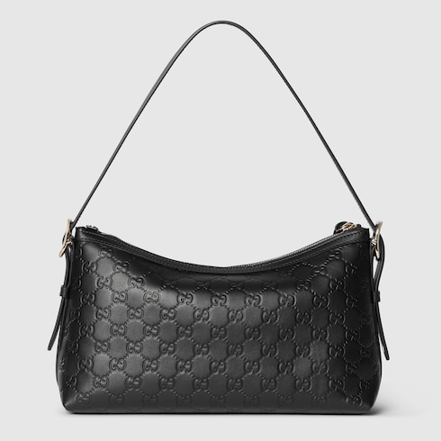 GG Emblem medium shoulder bag Detail 5