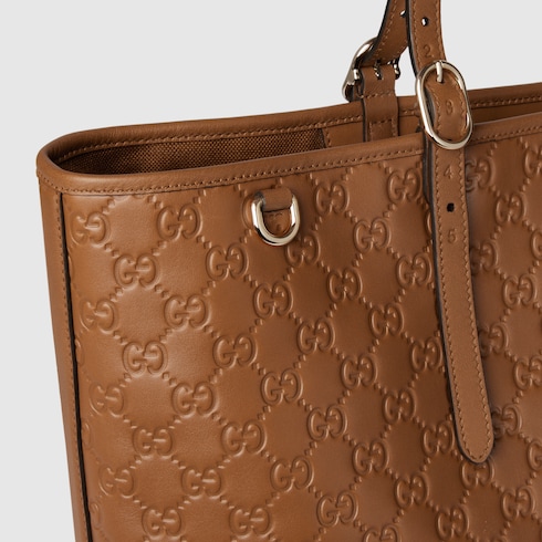 GG Emblem large tote bag