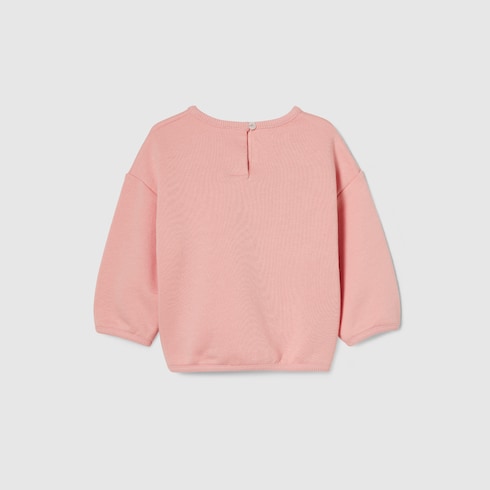 Baby cotton sweatshirt with print