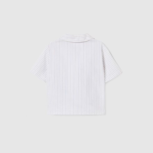 Baby embroidered muslin shirt