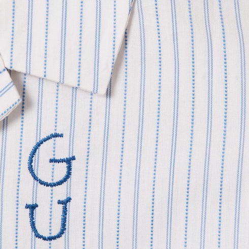 Baby embroidered muslin shirt
