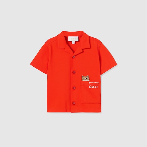 Baby polo shirt with embroidery