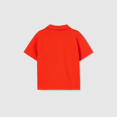 Baby polo shirt with embroidery
