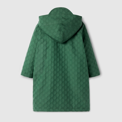 Children's GG cotton hooded jacket