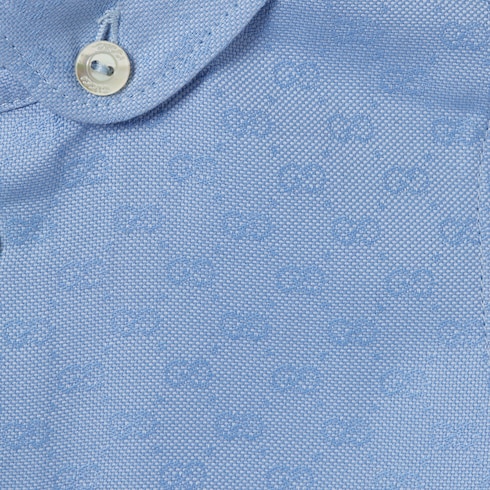 Camicia neonato in cotone Oxford GG
