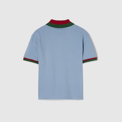 Children's cotton polo shirt