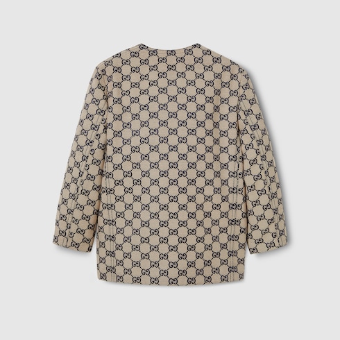 Children's GG canvas jacket