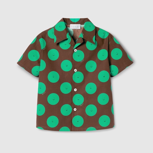 Children's printed cotton shirt