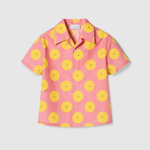 Children's printed cotton shirt