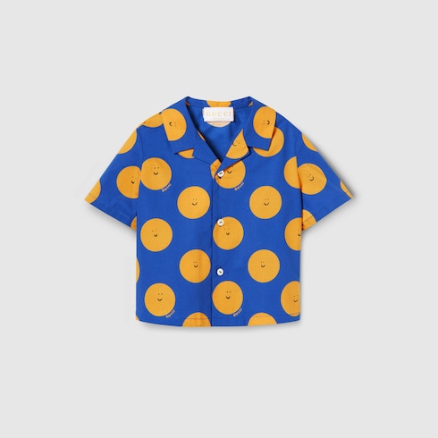 Baby printed cotton shirt