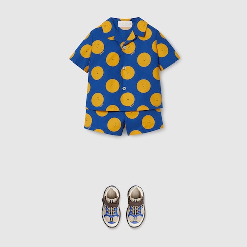 Baby printed cotton shirt Detail 3