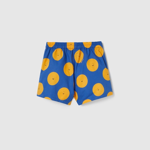 Shorts neonato in cotone stampato
