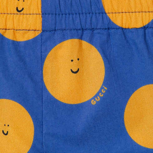 Shorts neonato in cotone stampato