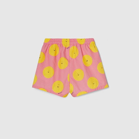 Shorts neonato in cotone stampato