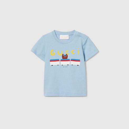 T-shirt pour bébé en coton avec imprimé