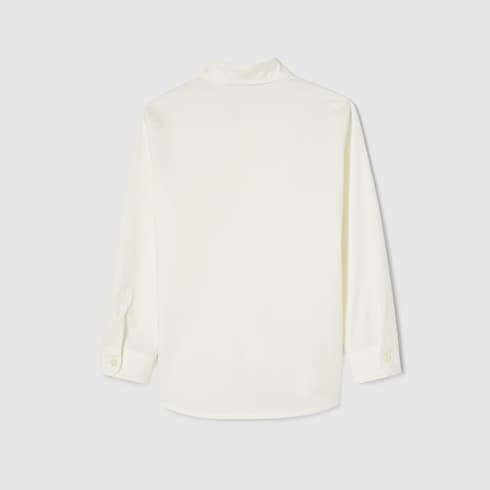 Children's cotton shirt with embroidery