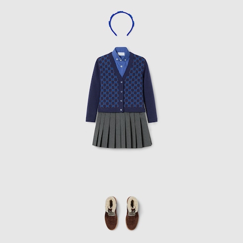 Camicia bambino in cotone a quadri