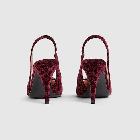 Women's slingback pump with Horsebit