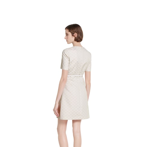 GG cotton gabardine dress
