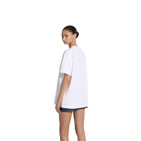 T-shirt in jersey di cotone con stampa
