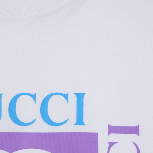 T-shirt in jersey di cotone con stampa