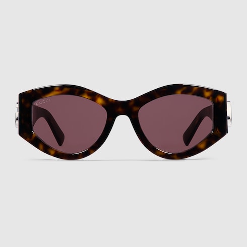 Oval frame sunglasses