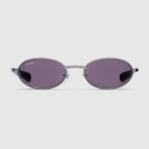 Oval frame sunglasses
