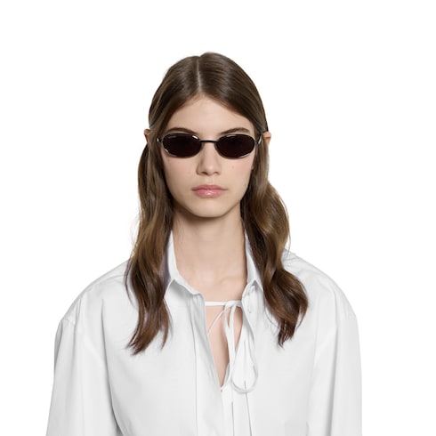 Oval frame sunglasses