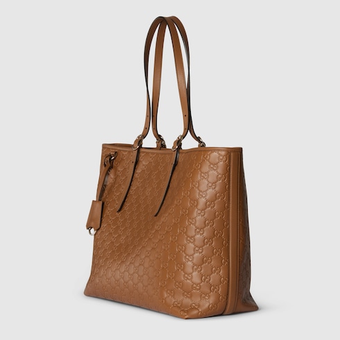 GG Emblem large tote bag