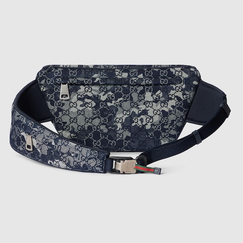 Marsupio in denim GG misura grande