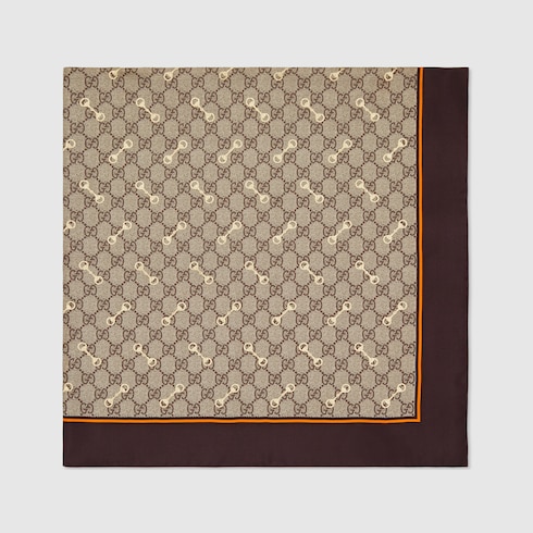 Printed silk carré