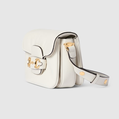 Minibolso de hombro Gucci Horsebit 1955 Aura