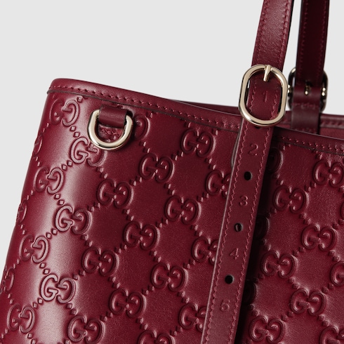 Borsa shopping GG Emblem misura grande