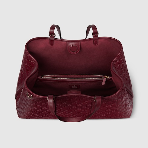 GG Emblem large tote bag