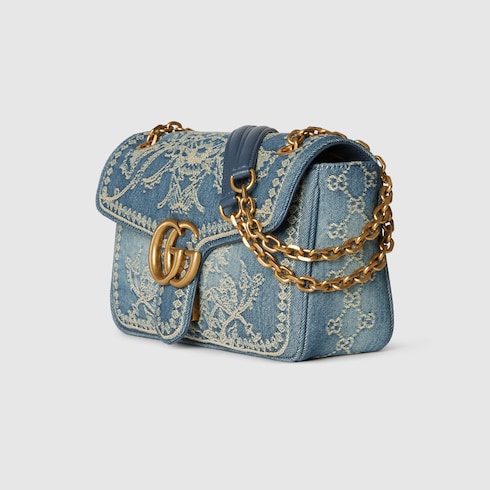 GG Marmont embroidered medium shoulder bag
