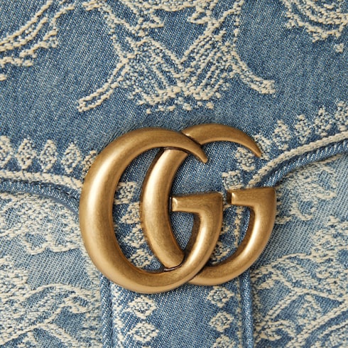 GG Marmont embroidered medium shoulder bag